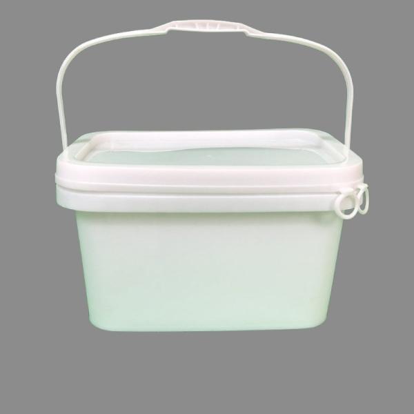 Balde de plástico quadrado para recipiente de lixo de gato 5L 6L 8L 12.5L 15L Proof Leak Design