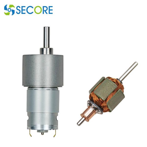 Long Life Smart Home Brushed DC Geared Motor 20W Spur Gear Motor