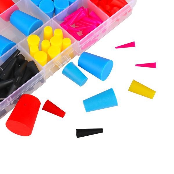 Shore A Hardness Typically Between 30-70 Flexible Silicone Cap Silicone Plug Ideal for Industrial Sealing Applications Durable and Reusable
