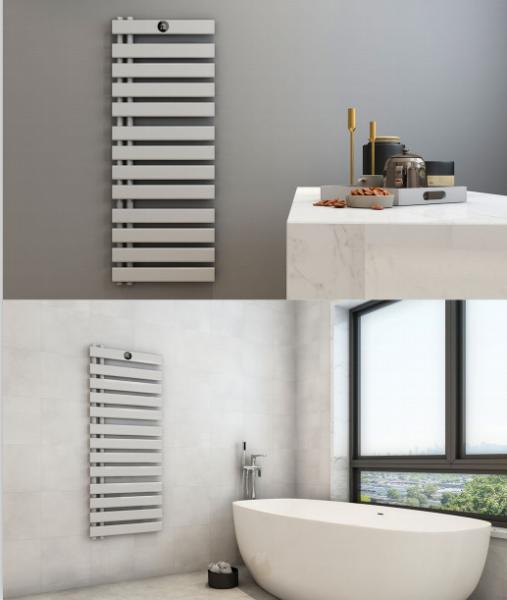 Wall Mounted Heating Drying Rack Waterproof IP 44 Silver Color 2 Years Warranty