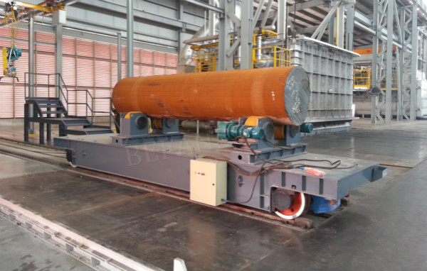 Тип моторизованный высокой температурой передачи вагонетки шлака ковша завод по изготовлению стали большой емкости