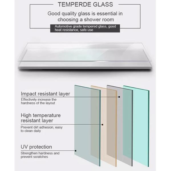 110V / приложение ливня Ванная комната 220V, кабина 1400x1100x2150mm ливня паровой бани