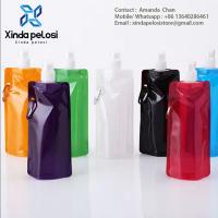 Botas de água dobráveis personalizadas Embalagem Bolsa de pé Bolsas de água potável dobráveis reutilizáveis