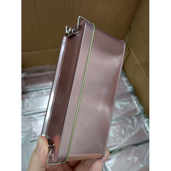 150x60x60mm Tiramisu Cake Tin Cans Metal Candy Dessert Fruit Tinplate Box