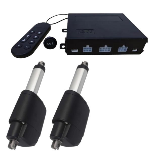 Actuador eléctrico impermeable 2500N Impulsado 12V ~ 24V Sistema posicional de control remoto de CC