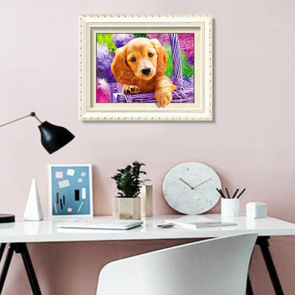 Lovely Cats And Dogs 3D Lenticular Pictures Printing Customized Size