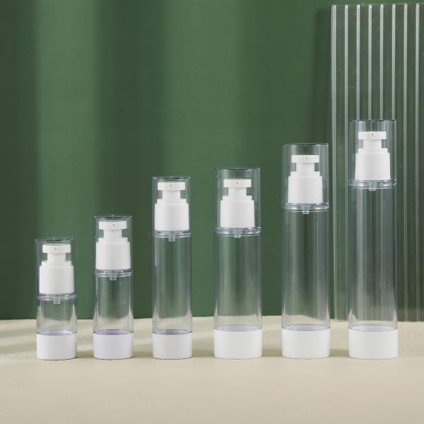 1oz 2oz 3oz 4oz 80ml 100ml 120ml Refillable Airless Lotion Pump Bottle featuring Customized Colors and Frosted Finish