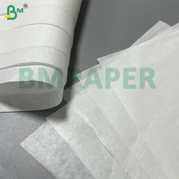 45g 40cm Papel Kraft Blanco Liso Glaseado a Máquina en Rollo
