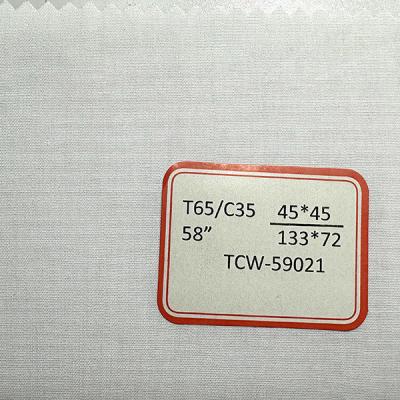 Polyester / Cotton Blend TC13372 TC Fabric Poplin Weave Customized Printing Style