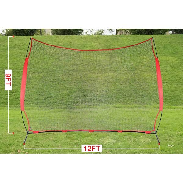 12ft X 9ft Outdoor Cricket Nets Heavy Duty Sports Barrier Net