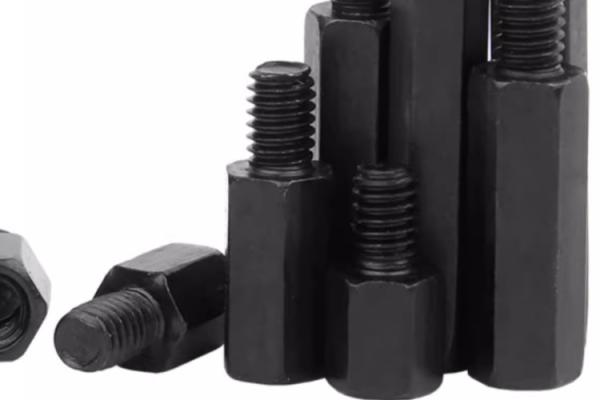 M4 M5 M6 Carbon Steel Male And Female Hex Head Standoff Black plating Metal standoff