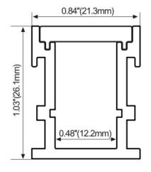 LED Aluminum Profile LED Linear lighting Recessed lights with Led Strip for Indoor decoration CE