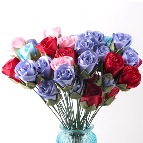 Уникальное украшение для подарков Розовые цветы для свадеб