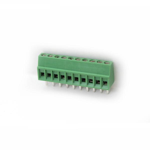 2.54mm Pitch PCB Mounted Screw Terminal Blocks 300V 10A