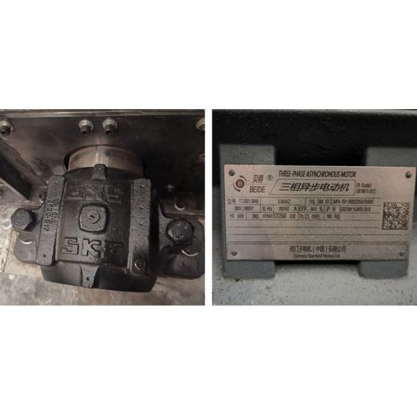 Triturador da alimentação animal do círculo do rasgo da câmara do dobro 160KW