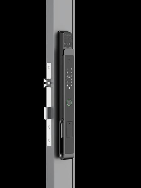 Alumminum Commercial Smart Lock Facial Recognition Video Cat Eye Palm Vein Unlocking IP65