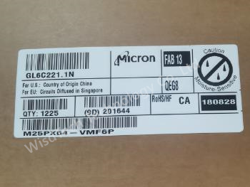 M25PX64-VMF6P FLASH - NOR IC памяти 64Mbit SPI 75 MHz 16-SO интегральные схемы IC