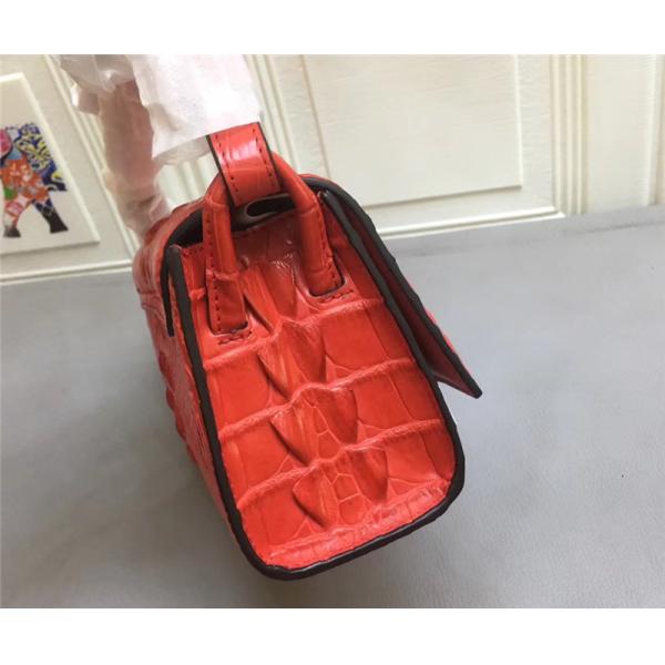 Genuine Crocodile Skin Lady Small Flap Purse Authentic Alligator Leather Women Sling Shoulder Bag Female Cross Body Bag