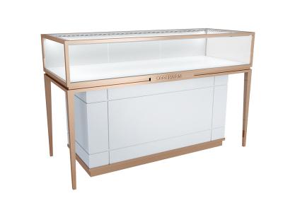 Metal Stainless Steel Jewelry Store Showcases Jewelry Display Furniture Customized Size