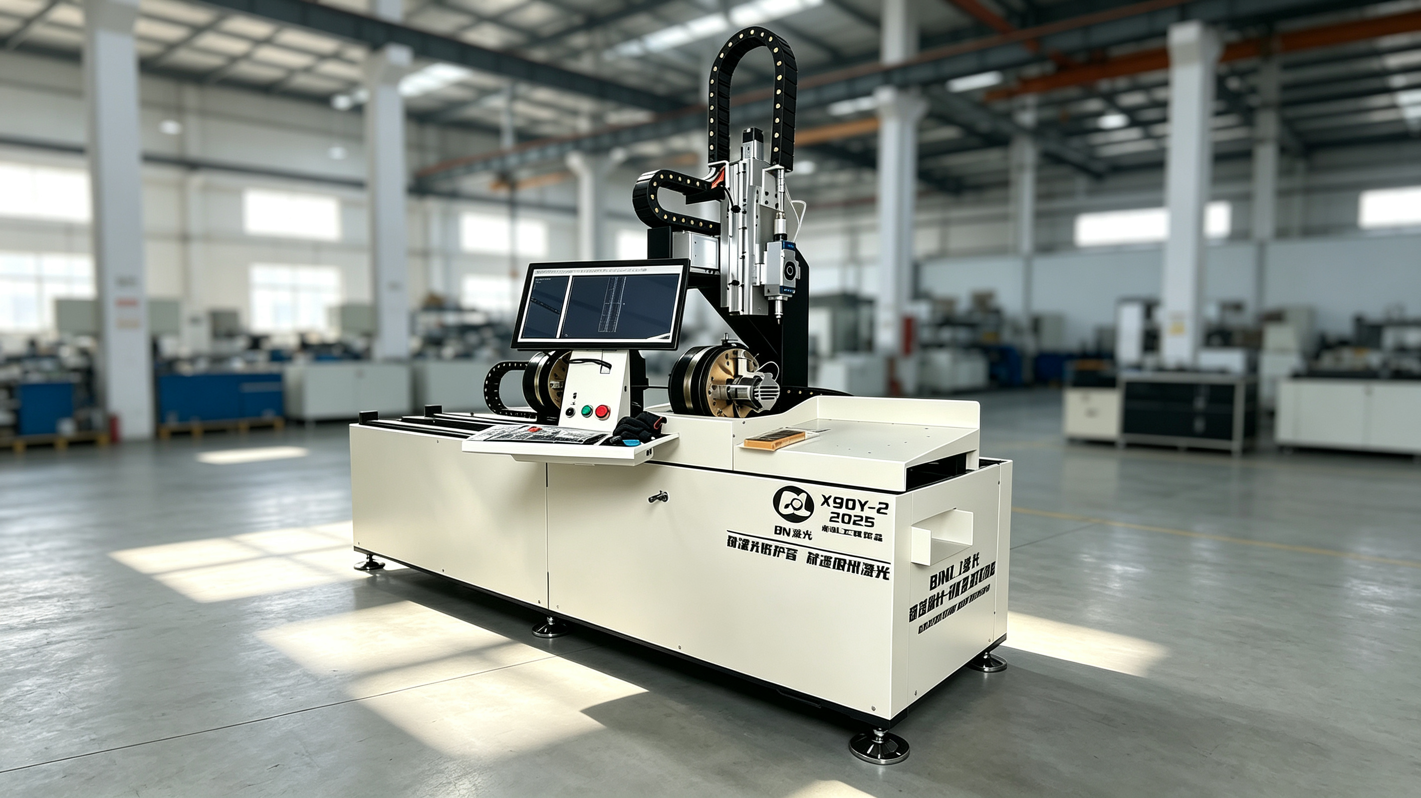X90Y-2 Mingzhou Laser Metal Tube Laser Cutting Machine for Minimalist Security Windows