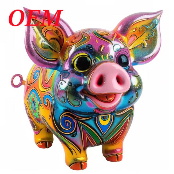 Красивая свинья Монета Банка Деньги Коробка Подарок Дети Порт доставки Шэньчжэнь