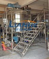 mélangeur de émulsification du vide 3000L avec de la crème cosmétique de capteur de pression de piézoélectrique faisant la machine