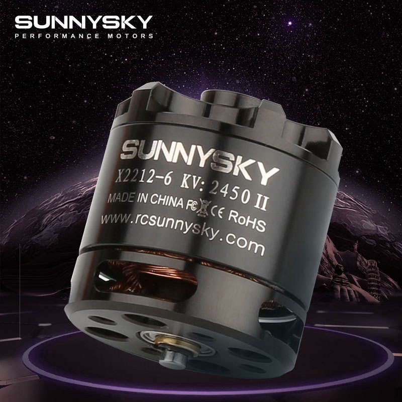SUNNYSKY X2212 KV1400 Brushless Metal FPV Drone 3D Fixed-Wing Airplane RC Quadcopter With Flat Shaft Design