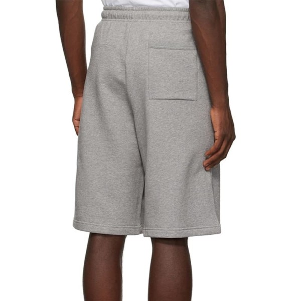 Custom Oversized Drawstring Sweatshorts Heather Grey Streetwear