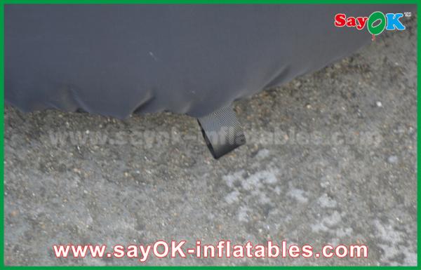 Inflatable Wedding Tent Black PVC Inflatable Air Tent / Advertising Dome Spider Tent With Blower