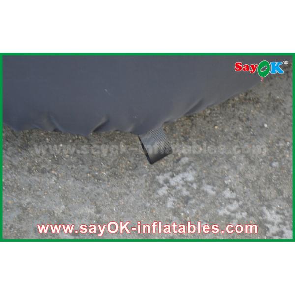 Inflatable Wedding Tent Black PVC Inflatable Air Tent / Advertising Dome Spider Tent With Blower