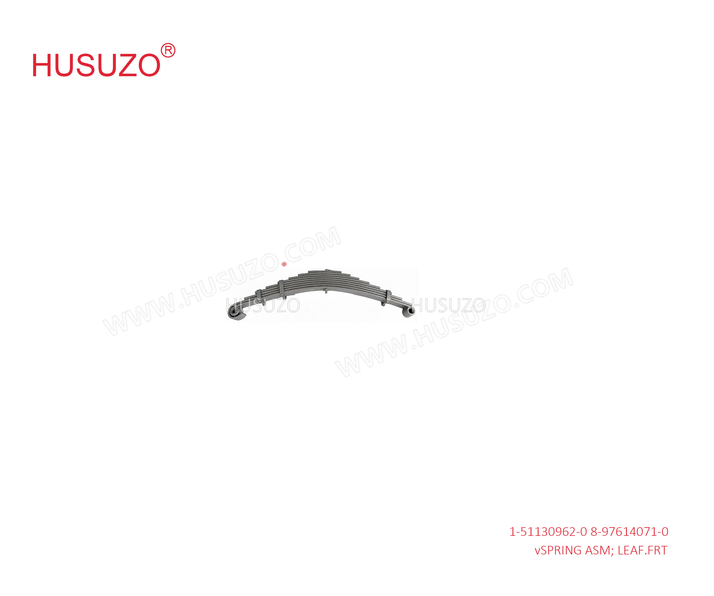 1-51130962-0 8-97614071-0 Front Leaf Apring Assembly suitable for ISUZU 6WF1 1511309620 8976140710