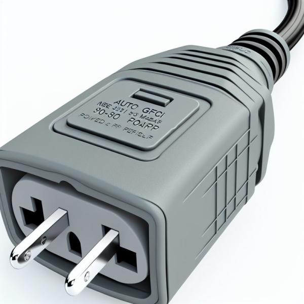 NEMA 5-15P to GFCI Surge Protector Power Cord 20A 125V