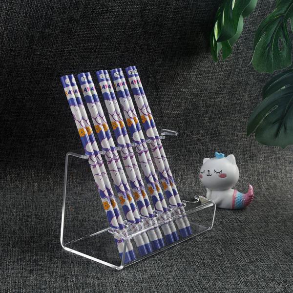 Custom Clear Crayon Acrylic Holder Acrylic Pen Organizer For Study Or Drawing Use