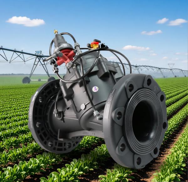 6 Inch Ultra-High Flow Nylon Reinforced Solenoid Valve Hydraulic Pressure Reducing Diaphragm Valve ISO9001 Certified Water Large