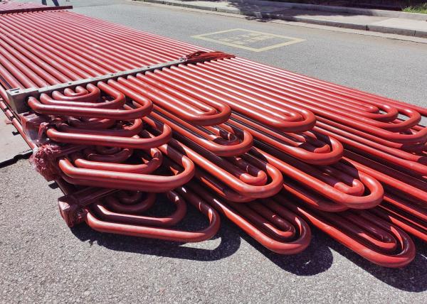 Superqueimador de vapor pintado de aço carbono e requeimador para sistemas de caldeiras