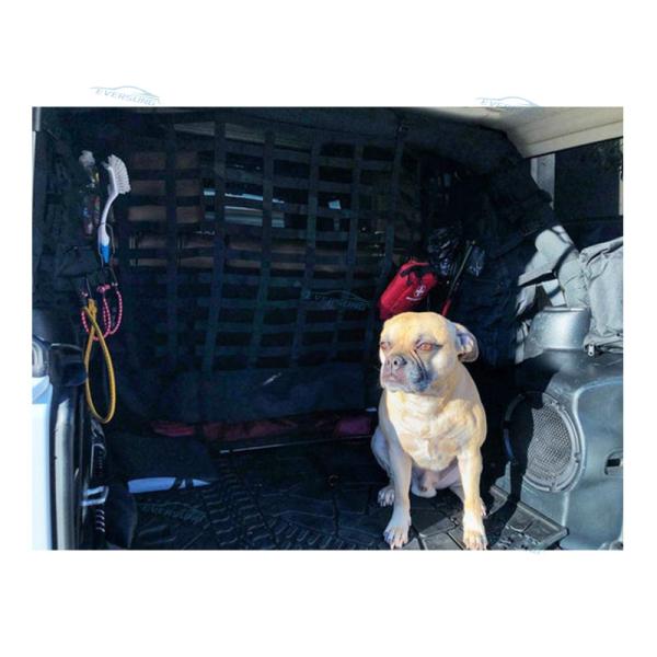 Polypropylene Car Pet Barrier Safety Net 2007-2021 JK Jeep Wrangler JL Pet Barrier