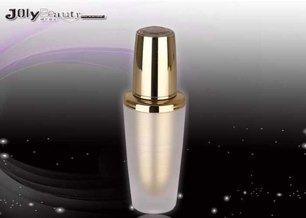 60ml Golden Shell Plastic Lotion Bottles For Classifying Thin Emulsion