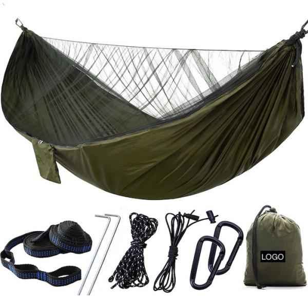 290*140CM Camouflage 210T Nylon Lightweight Camping Mosquito Net Hammock For Outdoor Relaxation