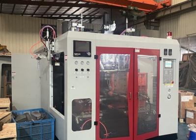 2 Machine de moulage par soufflage par extrusion de tête pour PE / PP