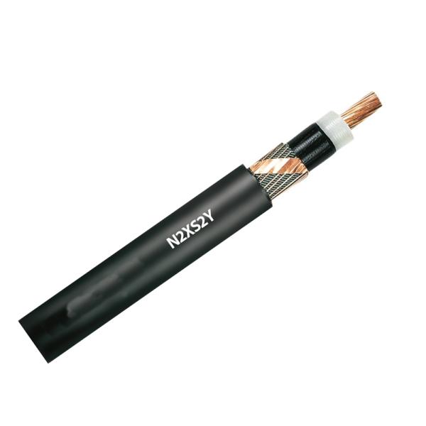 PE Copper XLPE MV Cable 6 10 KV N2XS2Y Single Core Medium Voltage Power