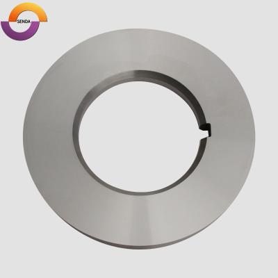 Polished Round Carbide Steel Rotary Knife  / Round Balde  With Sharp Edge And Ra0.2-Ra0.4 Roughness