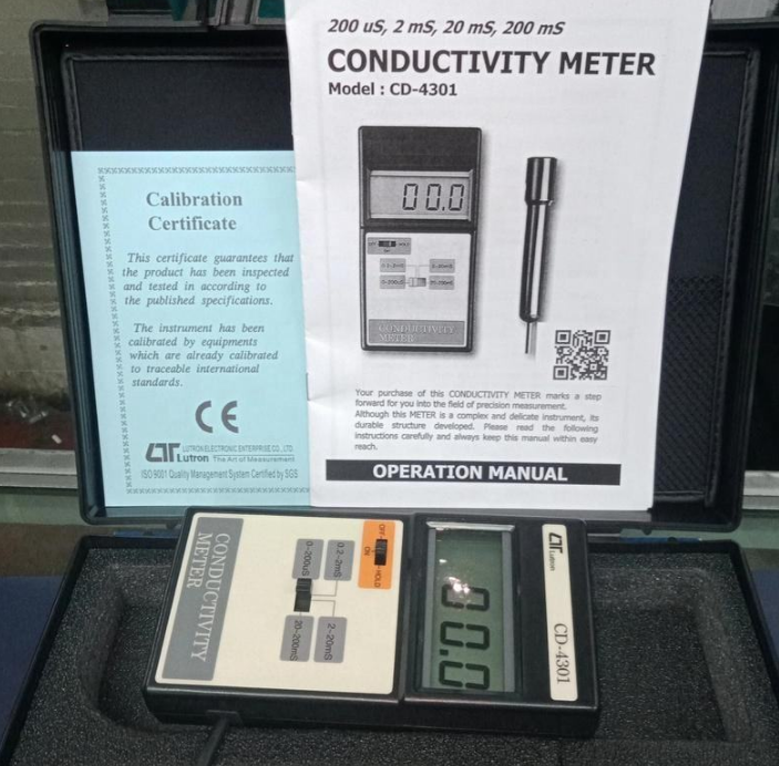 Lutron Digital Conductivity Meter Series CD-430/CD-4301 /CD-4302/CD-4303H/CD-4316SD Other Industrial Control Products