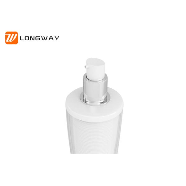 Emulsion Packaging Plastic Cosmetic Bottles Round Shape 100g Recycled