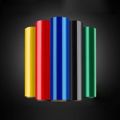 Filme de estiramento preto e vermelho colorido personalizado do Pe para a pálete e a caixa que envolvem o filme