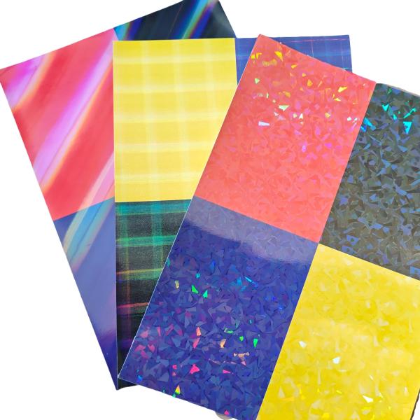 Película de laminación térmica holográfica Buen efecto holográfico para impresión de embalaje