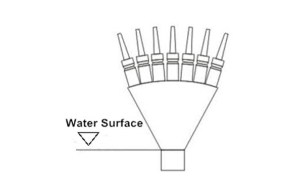 Swimming Pool or Pond Water Fountain Nozzles Phoenix Tale Water Spray Nozzles