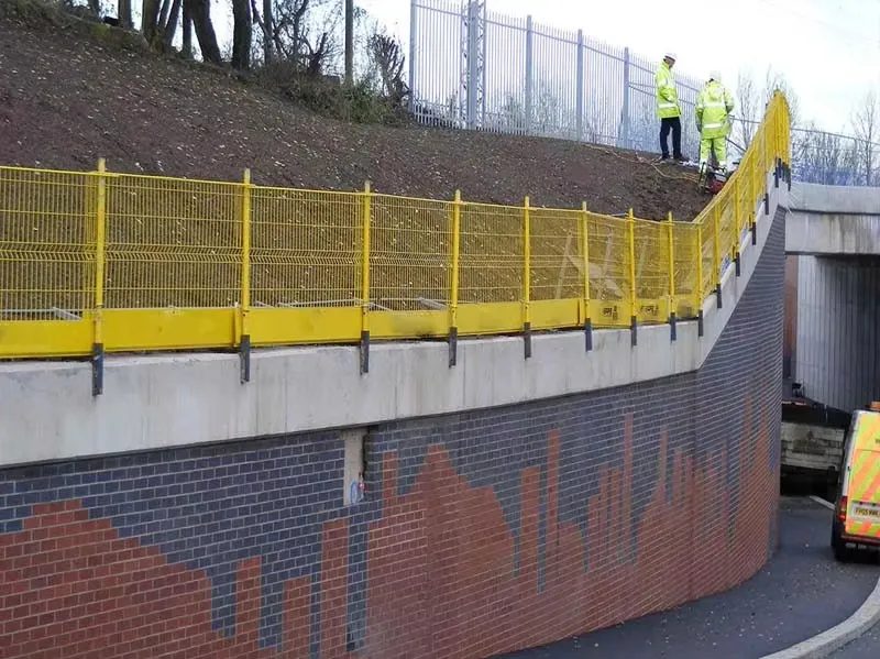 Customized Fall Restraint Temporary Safety Edge Protection Barrier Q235 for Construction