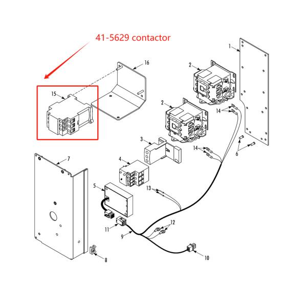 THERMO KING contactor de CA 415629 las piezas de repuesto