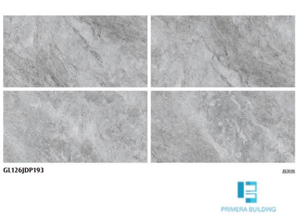 600x1200mm Full Body Porcelain Tiles Grey Brown Terrazzo 35N/mm2