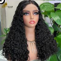 Sans colle 5*5 Transparent dentelle à l'avant Cheveux humains naturels Sans colle Tête en soie